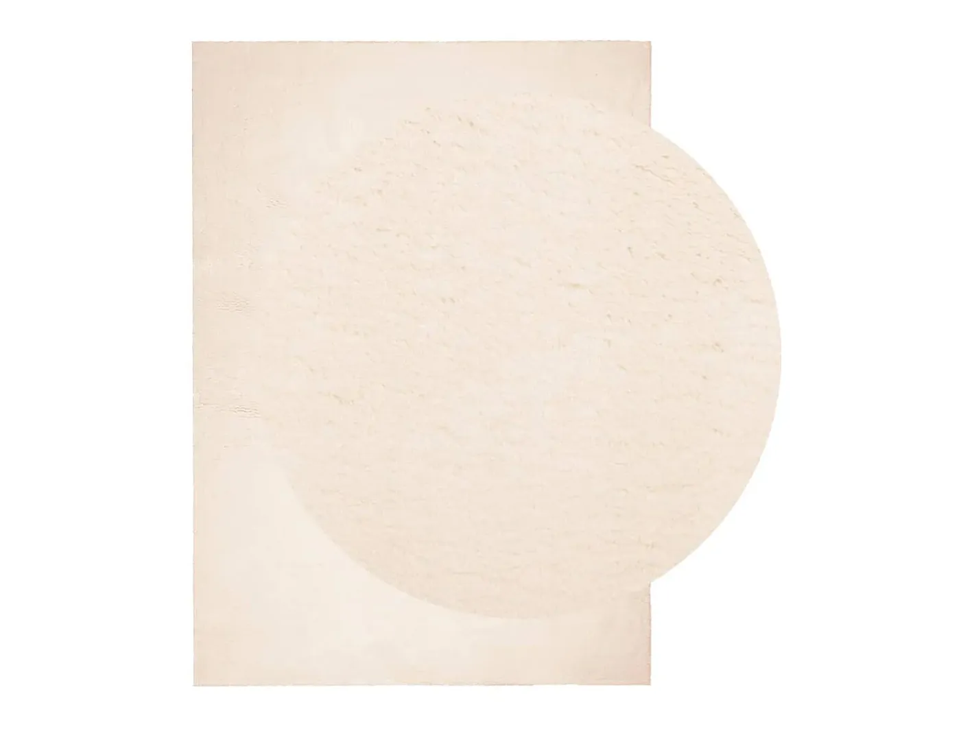 Discount Alfombra de pelo corto suave lavable HUARTE 160x230 cm ES63941 Beige