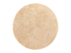 Alfombra De Cocina|Alfombra Redonda-Alfombra de pelo largo NAVARRA 160x160 cm poliéster Beige