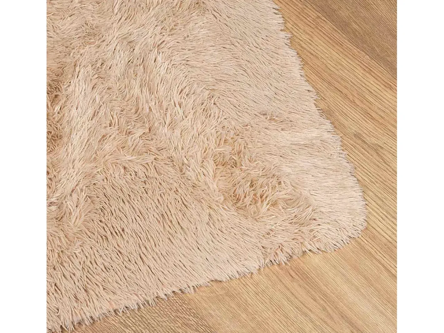 Alfombra de pelo largo NAVARRA 240x340 cm poliéster Beige Discount