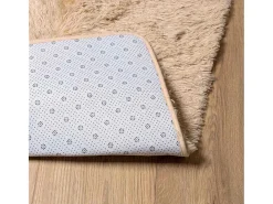 Alfombra de pelo largo NAVARRA 240x340 cm poliéster Beige Discount