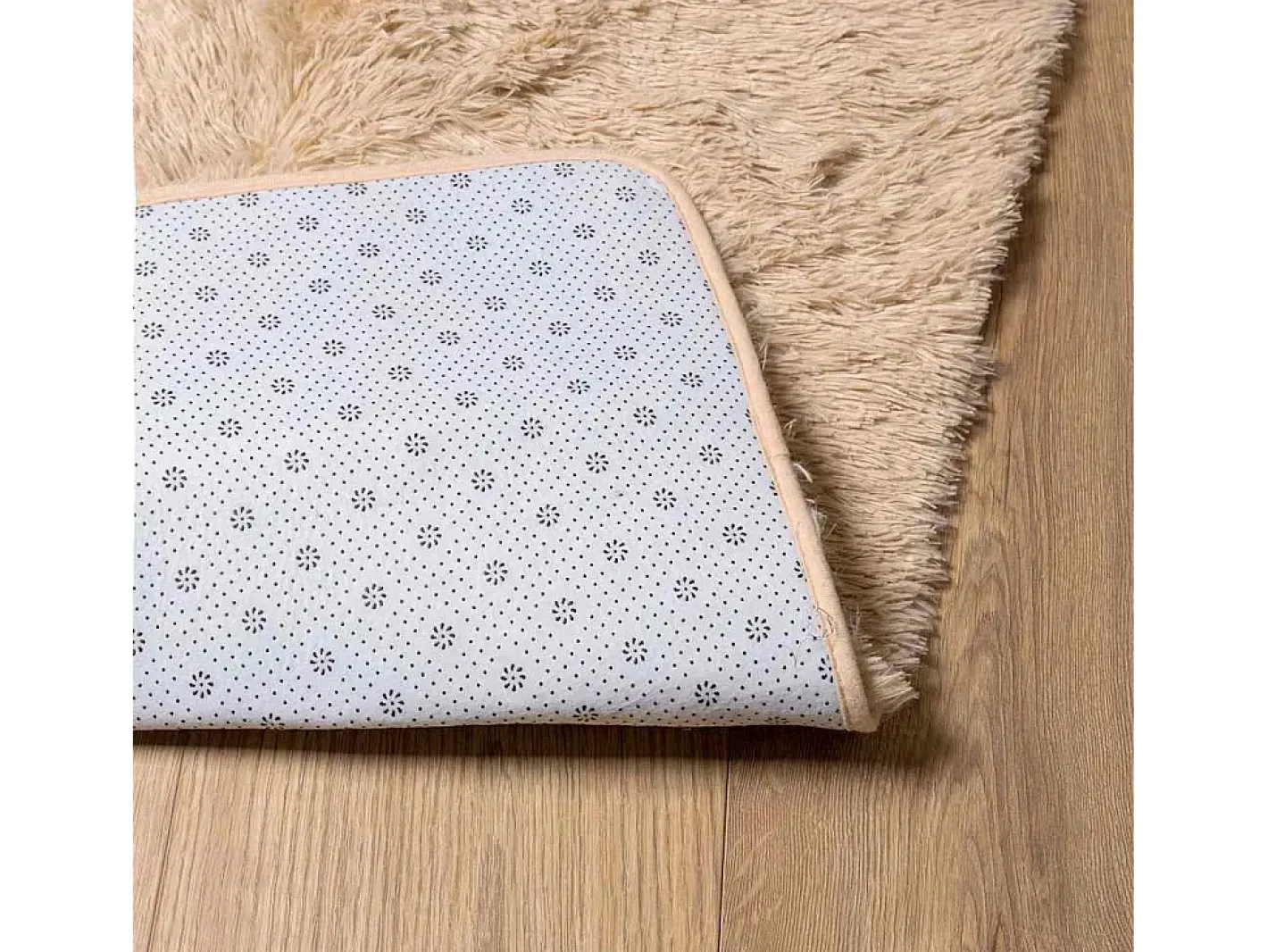 Alfombra de pelo largo NAVARRA 240x340 cm poliéster Beige Discount