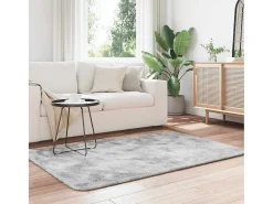 Clearance Alfombra de pelo largo plata NAVARRA 120x170 cm Gris