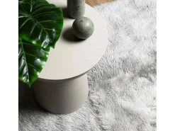 Alfombra de pelo largo plata NAVARRA 200x290 cm Gris Best