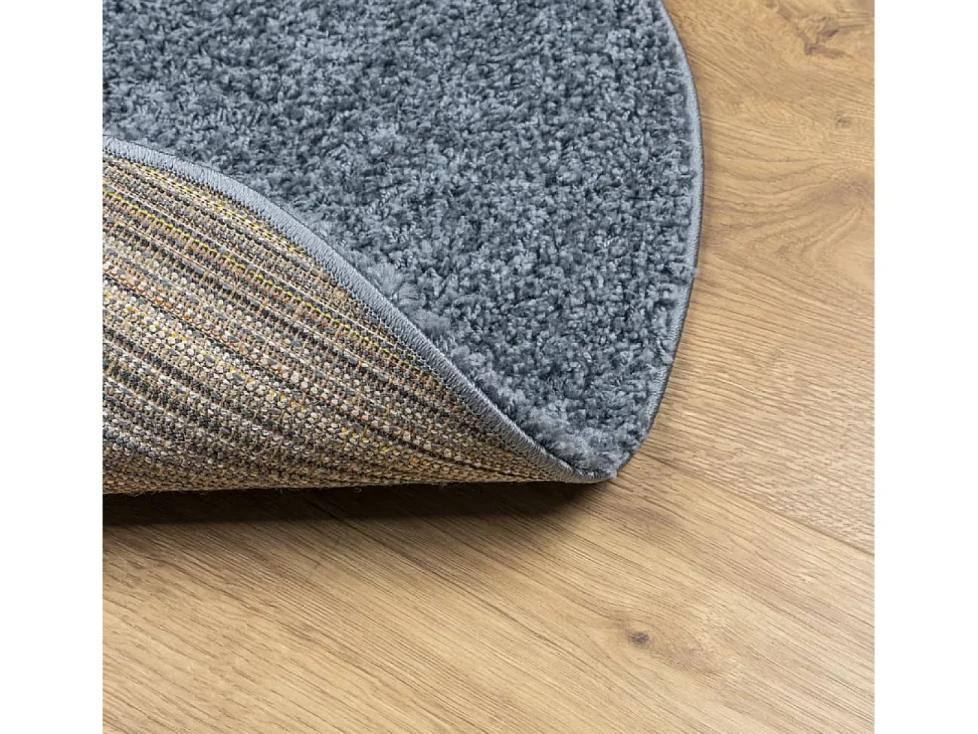 Hot Clicnbuy Alfombra de pelo largo moderna Ø 280 cm Azul
