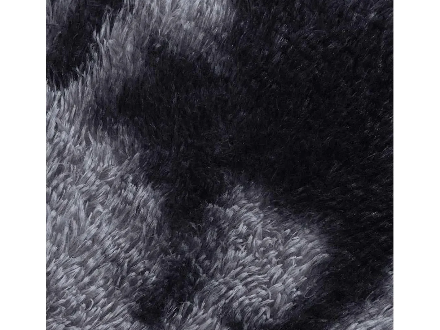 Alfombra De Cocina|Alfombra Redonda-Alfombra de pelo largo NAVARRA oscuro 200x200 cm Gris