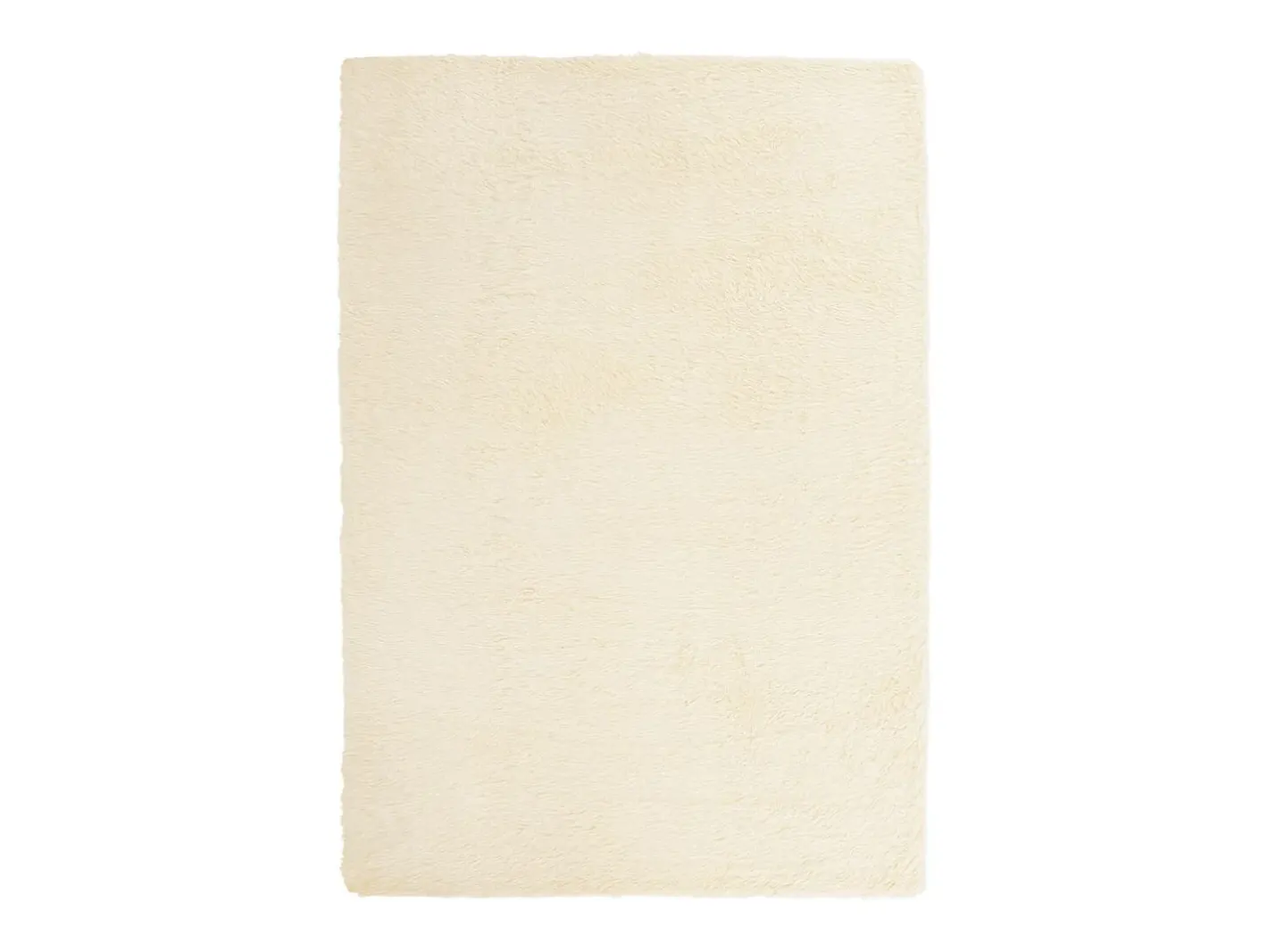Alfombra de pelo largo NAVARRA crema 120x170 cm poliéster Blanco Best
