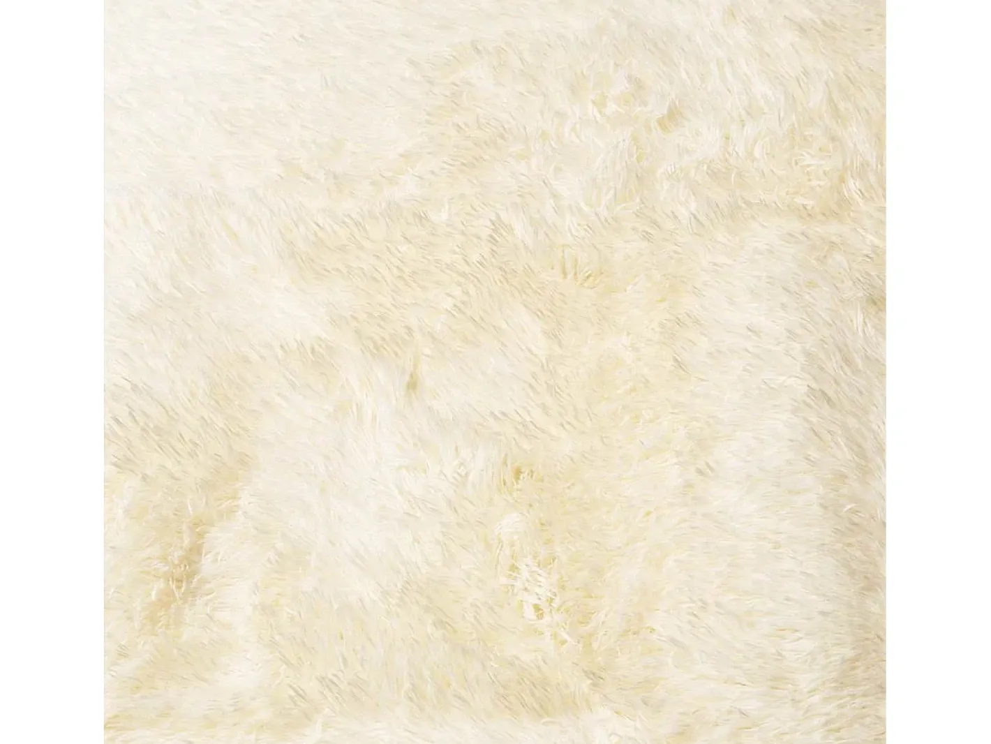 Alfombra de pelo largo NAVARRA crema 120x170 cm poliéster Blanco Best