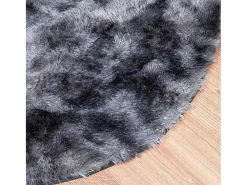 Hot Alfombra de pelo largo NAVARRA oscuro 120x120 cm Gris