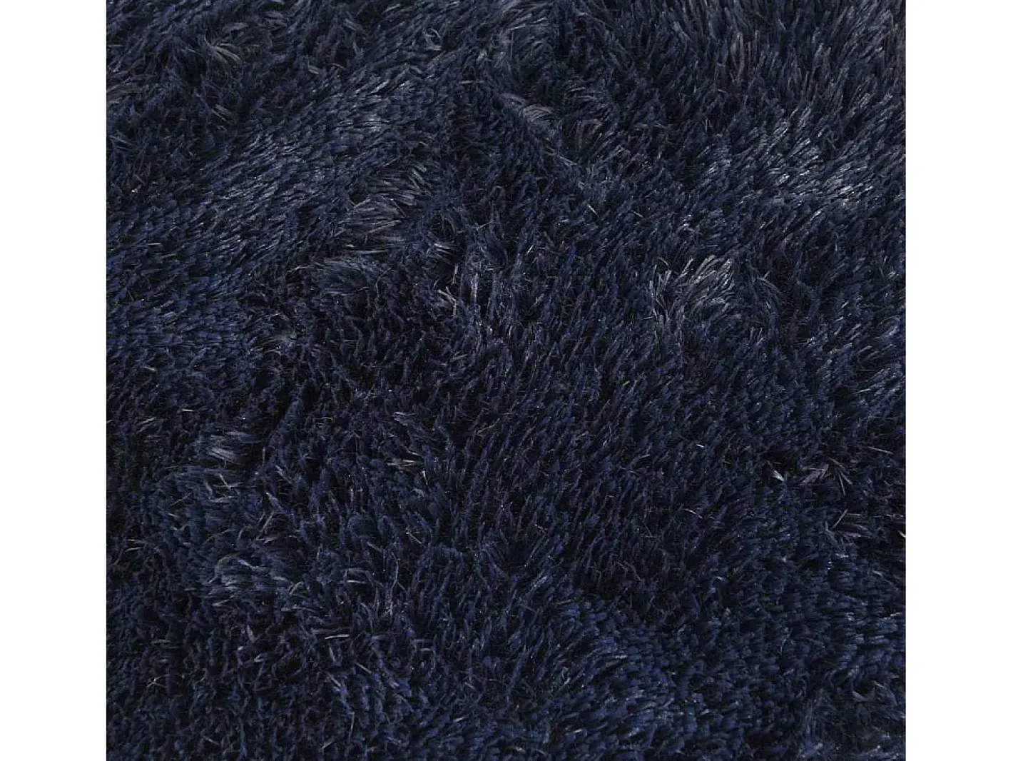 New Alfombra de pelo largo NAVARRA marino 160x160 cm Azul