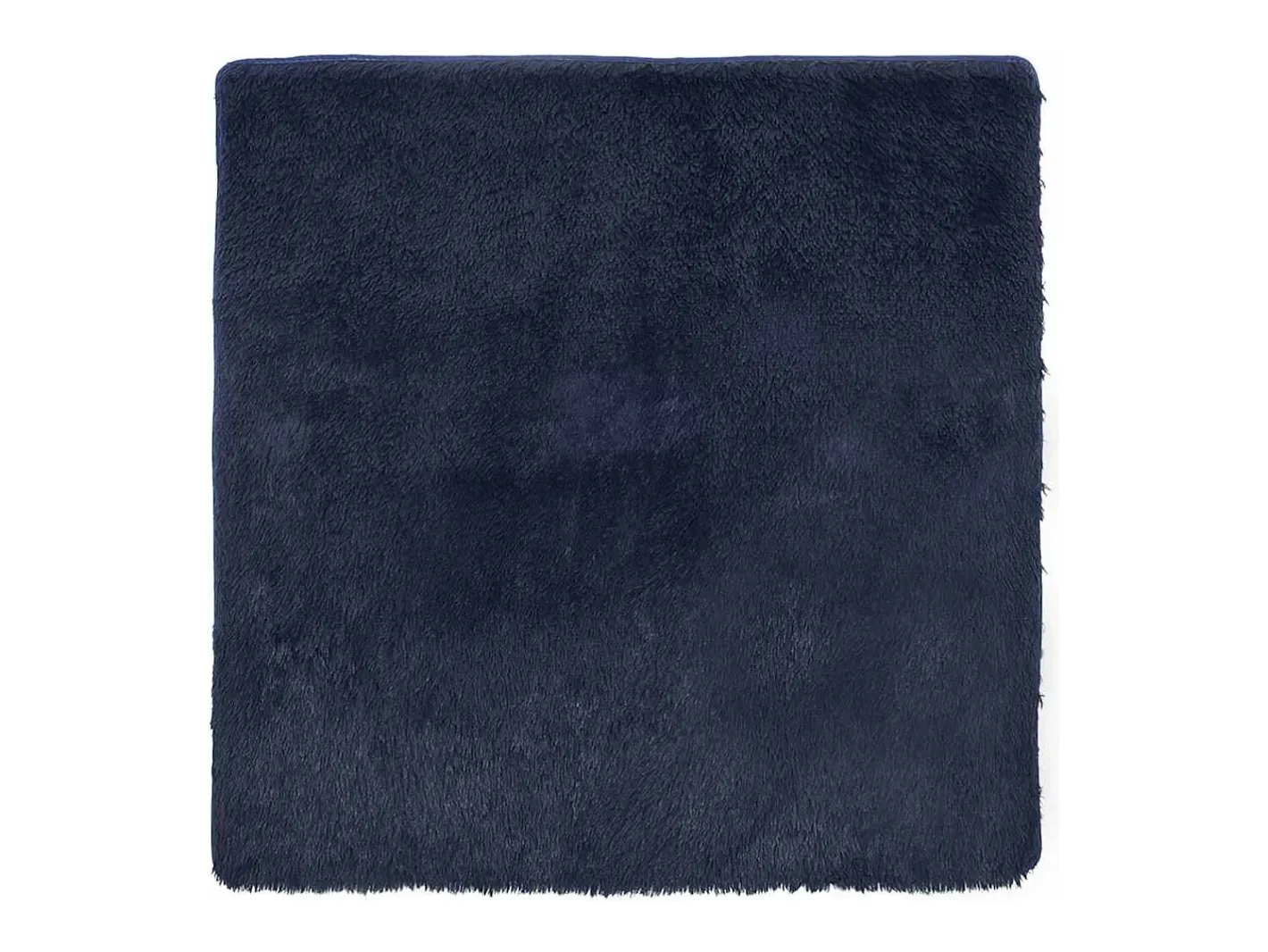 New Alfombra de pelo largo NAVARRA marino 160x160 cm Azul