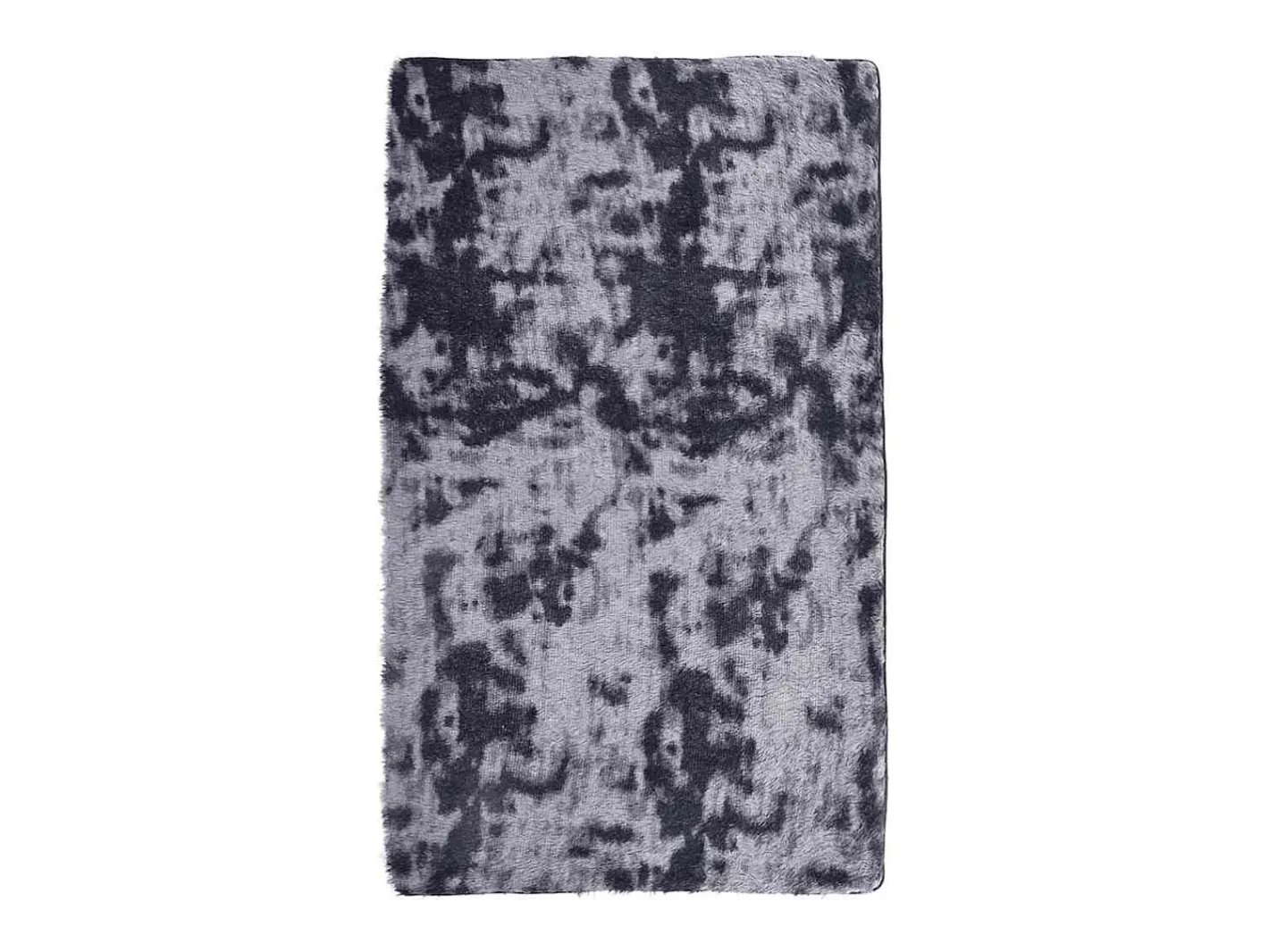 Alfombra De Cocina-Alfombra de pelo largo NAVARRA oscuro 60x100 cm Gris