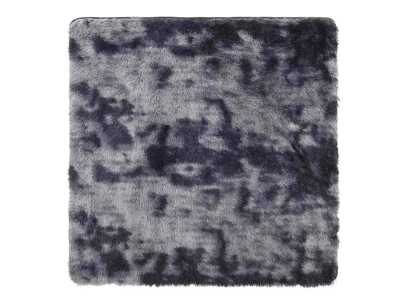 Alfombra de pelo largo NAVARRA oscuro 200x200 cm Gris
