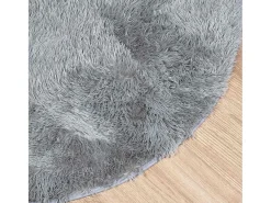 Alfombra de pelo largo NAVARRA claro 200x200 cm Gris Clearance