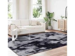 Alfombra De Cocina-Alfombra de pelo largo NAVARRA oscuro 240x340 cm Gris