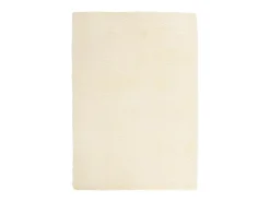 Alfombra De Cocina-Alfombra de pelo largo NAVARRA color crema 240x340 cm poliéster Blanco