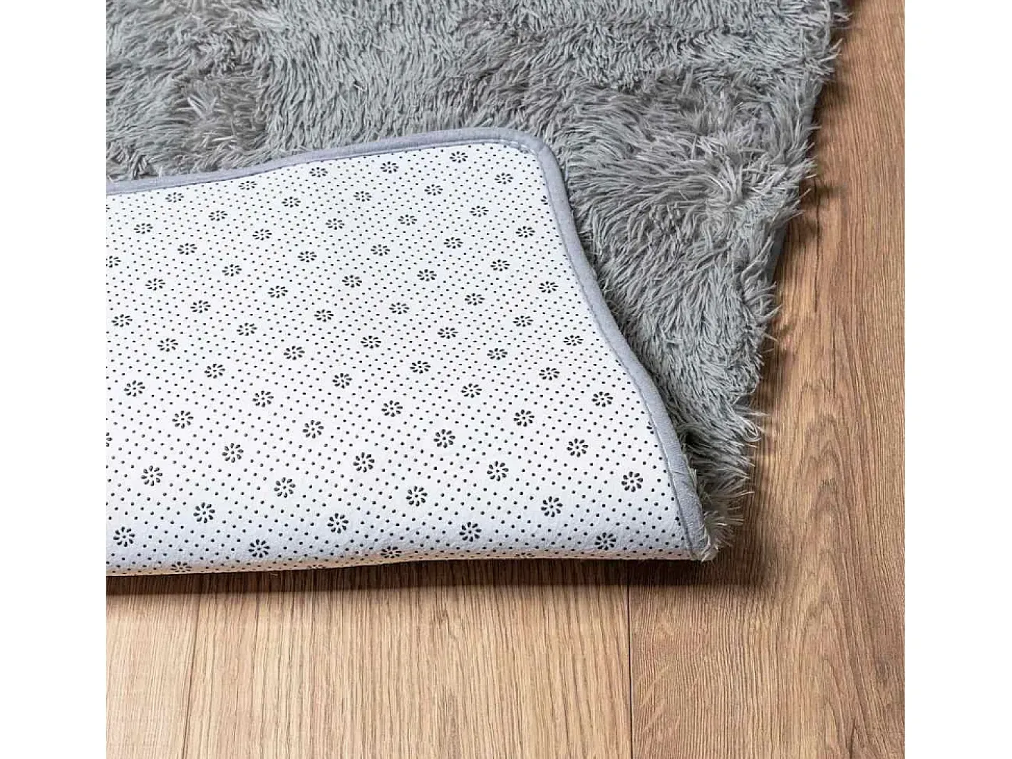 Alfombra de pelo largo NAVARRA claro 160x230 cm Gris Discount