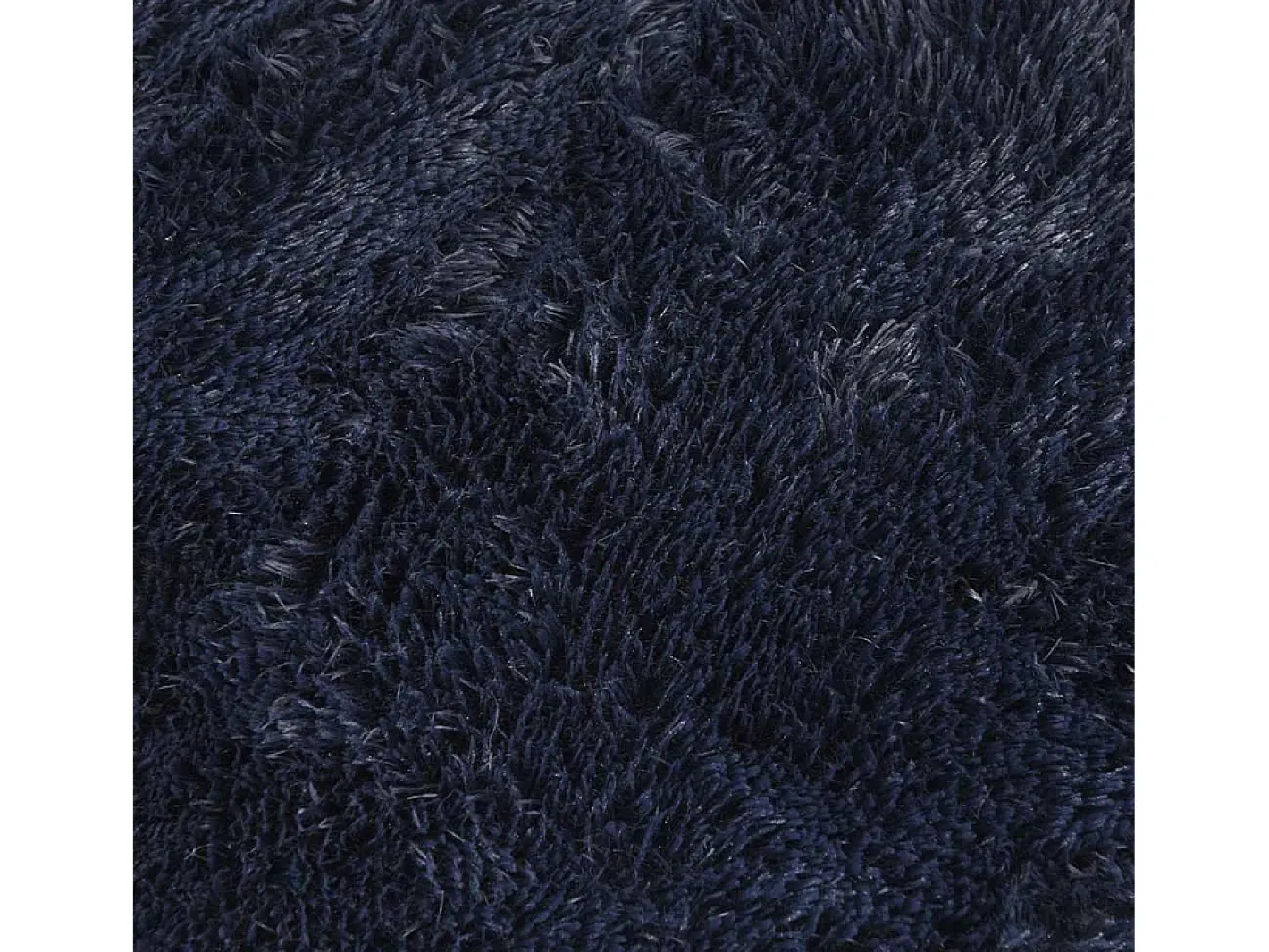Clearance Alfombra de pelo largo NAVARRA marino 240x240 cm Azul
