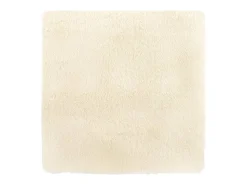 New Alfombra de pelo largo NAVARRA crema 200x200 cm poliéster Blanco
