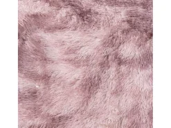 Alfombra De Cocina|Alfombra Redonda-Alfombra de pelo largo NAVARRA empolvado 160x160 cm Rosa