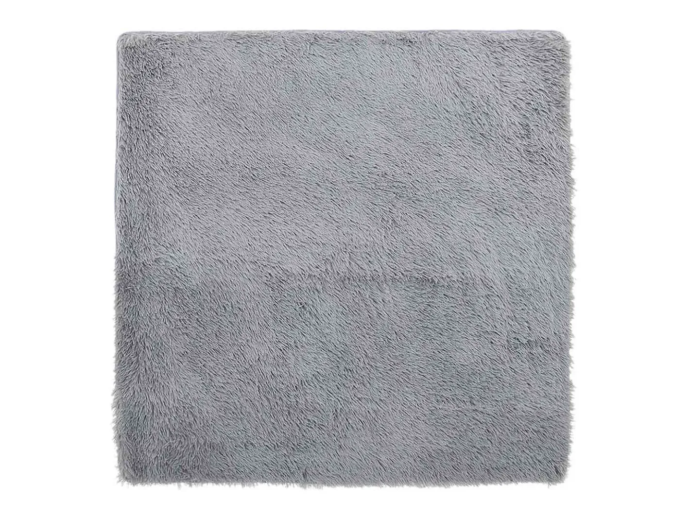 Alfombra De Cocina|Alfombra Redonda-Alfombra de pelo largo NAVARRA claro 160x160 cm Gris