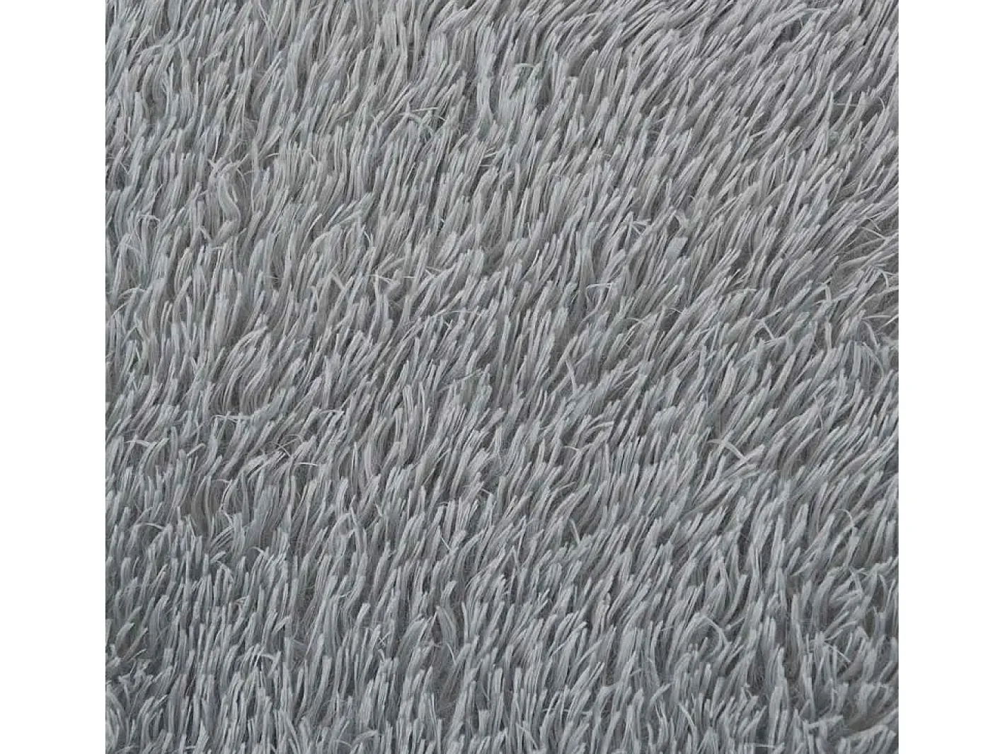 Alfombra De Cocina|Alfombra Redonda-Alfombra de pelo largo NAVARRA claro 160x160 cm Gris