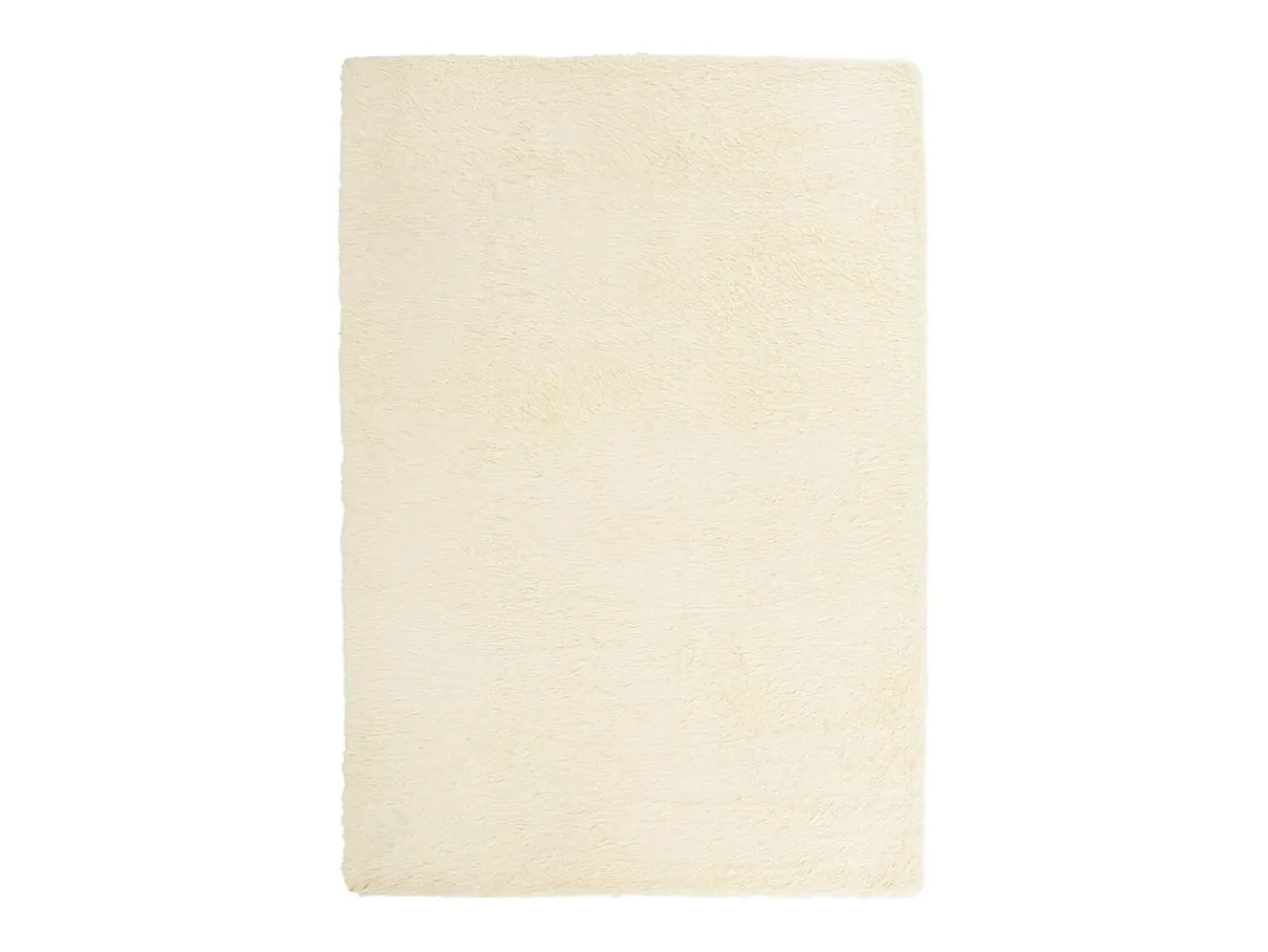 Alfombra de pelo largo NAVARRA crema 160x230 cm poliéster Blanco Outlet