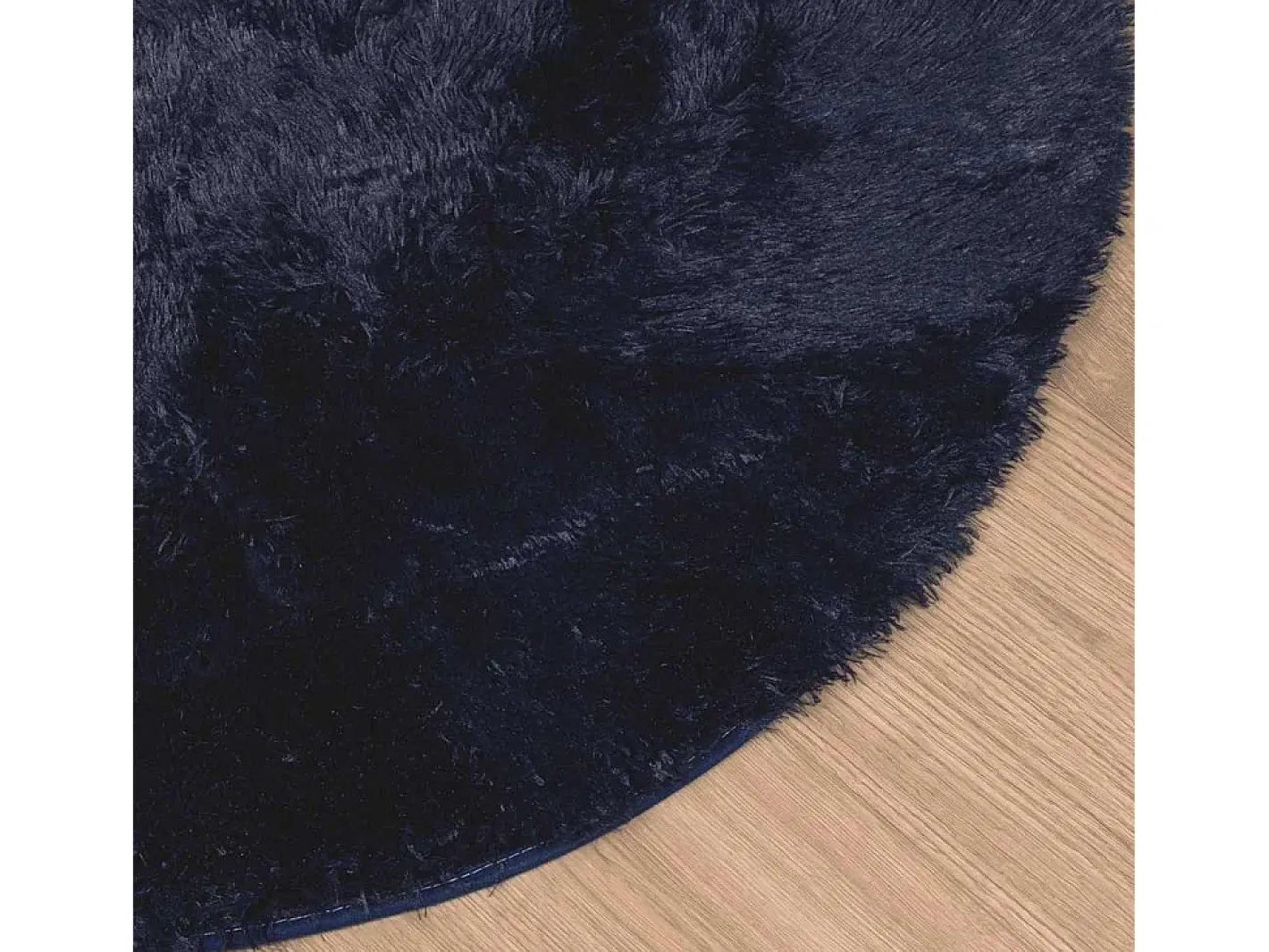 Discount Alfombra de pelo largo NAVARRA marino 200x200 cm Azul