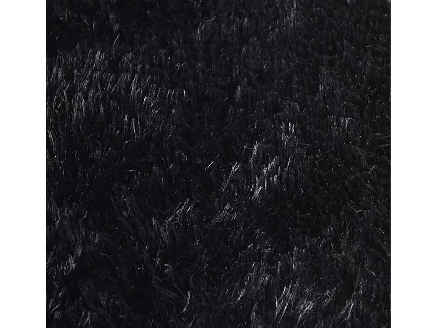 Best Alfombra de pelo largo negra NAVARRA 240x340 cm poliéster Negro