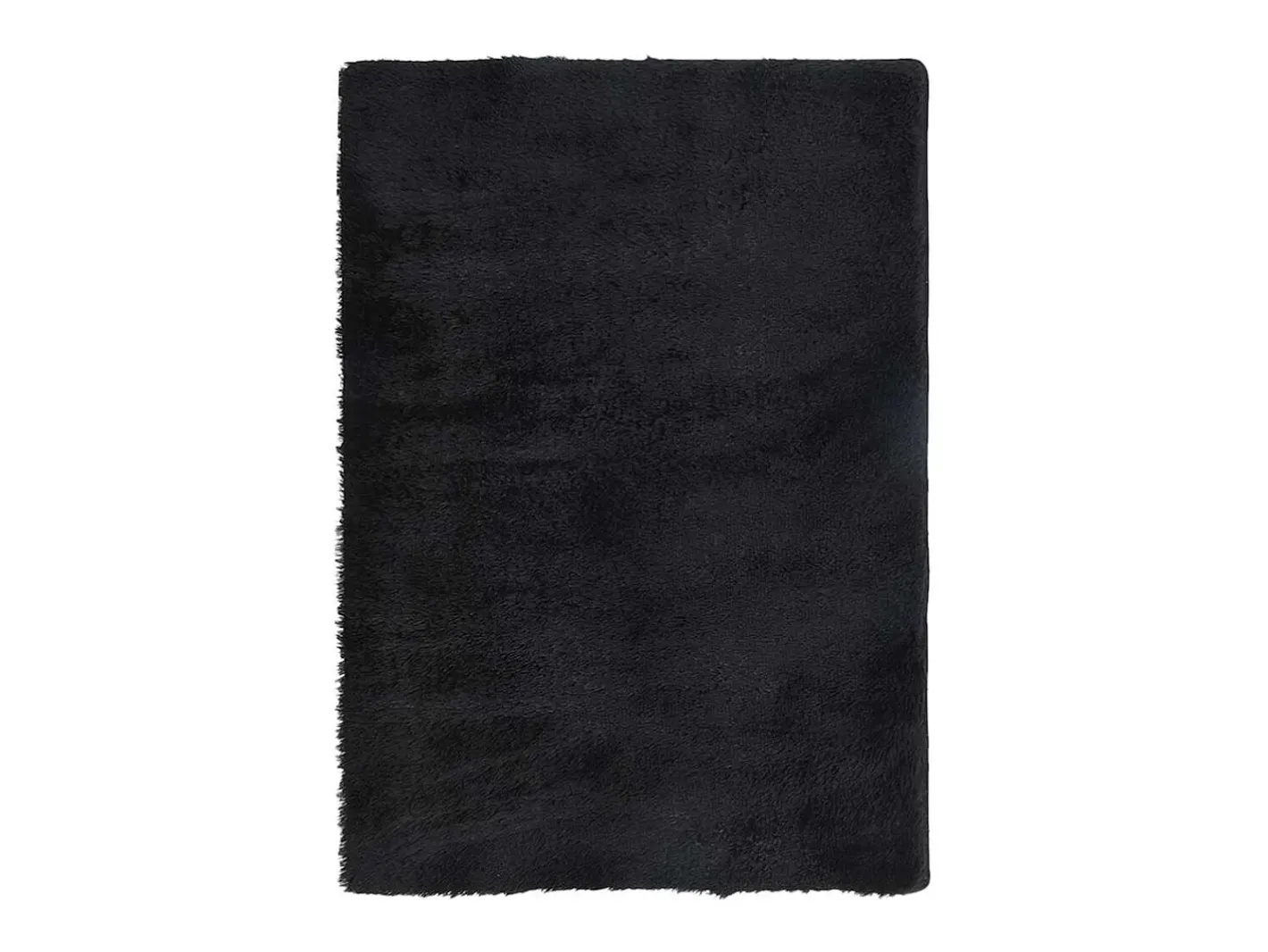 Best Alfombra de pelo largo negra NAVARRA 240x340 cm poliéster Negro