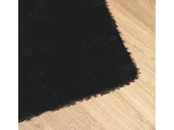 Online Alfombra de pelo largo negra NAVARRA 160x230 cm poliéster Negro