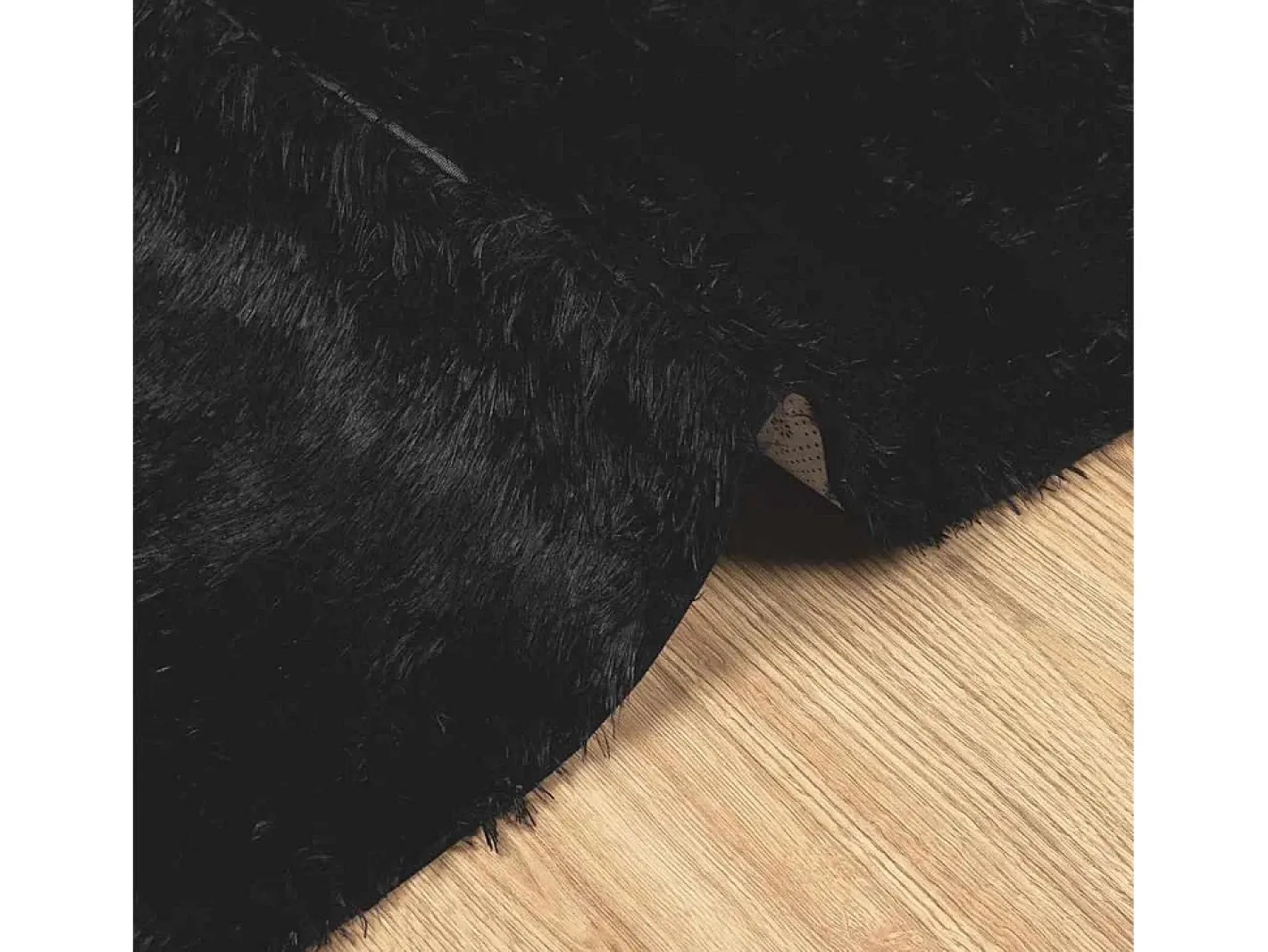 Online Alfombra de pelo largo negra NAVARRA 160x230 cm poliéster Negro