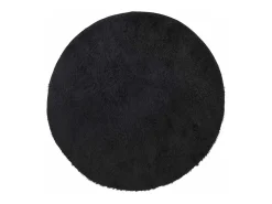 Online Alfombra de pelo largo negra NAVARRA 120x120 cm poliéster Negro