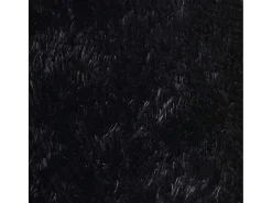 Online Alfombra de pelo largo negra NAVARRA 120x120 cm poliéster Negro