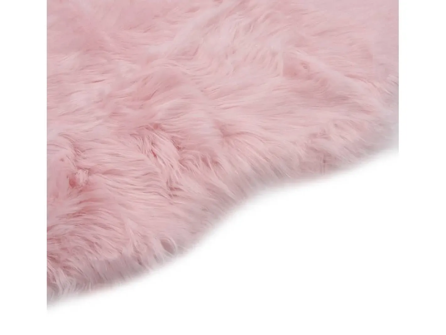 Alfombra de piel de oveja sintética 60x90 cm ES30730 Rosa Clearance