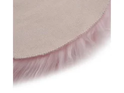 Alfombra de piel de oveja sintética 60x90 cm ES30730 Rosa Clearance