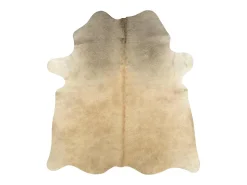 Alfombra de piel de vaca auténtica 180x220 cm Beige Sale