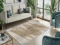 Housse De Rêve Alfombra de salón NOUR 300 x 400 cm - Oro Dorado Sale