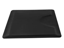 Outlet Alfombra de Salón SucceBuy para Peluqueros, 152.5x91 cm, Alfombra Anti-Fatiga, Materiales PVC y NBR de 1.3 cm de Grosor, con Bordes Biselados Negro