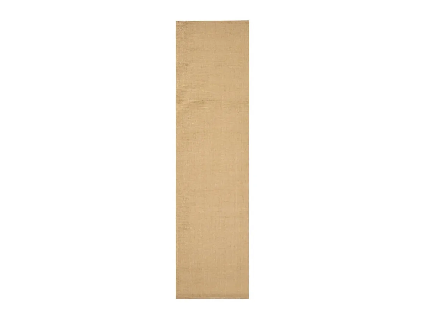 Alfombra De Salón-Alfombra de sisal natural 66x250 cm ES440239 Marru00f3n