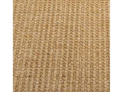 Alfombra de sisal natural 100x350 cm Marru00f3n Clearance