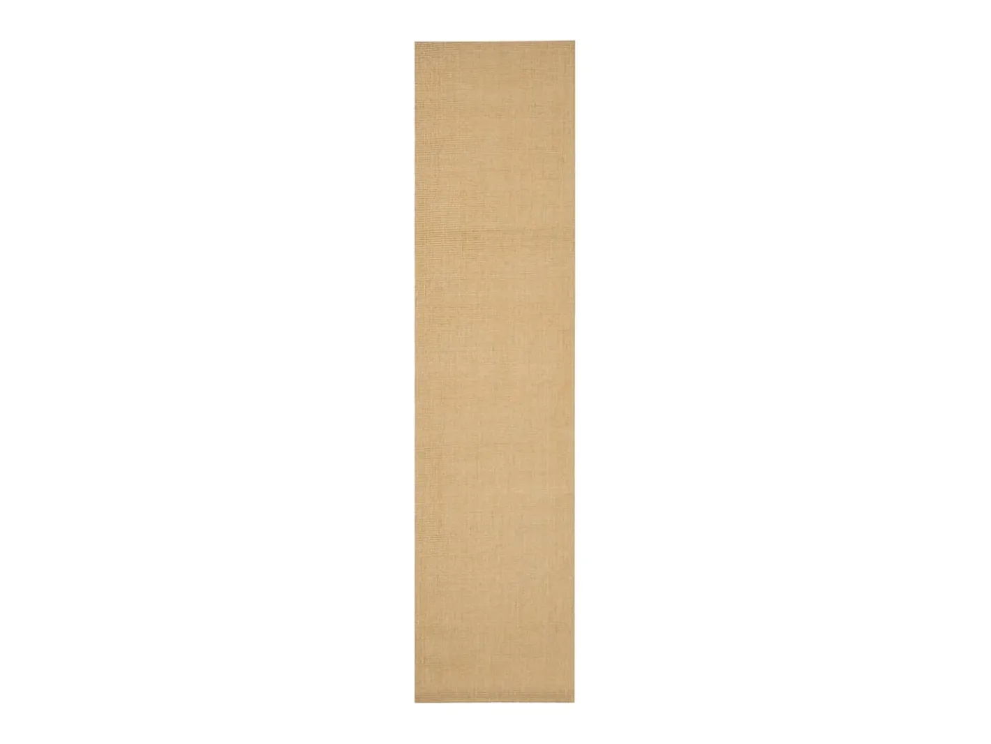 New Clicnbuy Alfombra de sisal natural 80x350 cm Marru00f3n