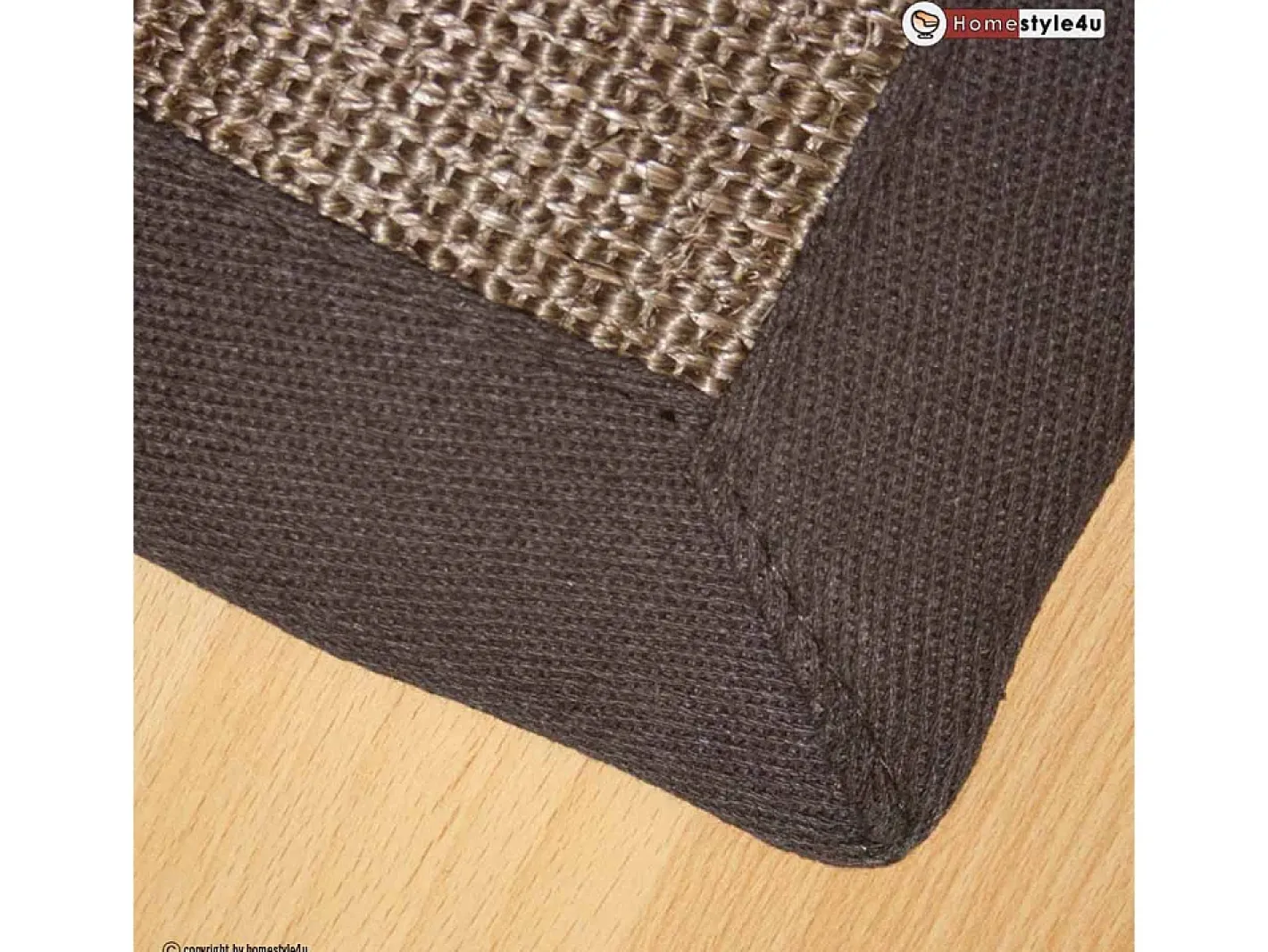 Discount Alfombra de sisal 245x345 cm Marrón Marru00f3n