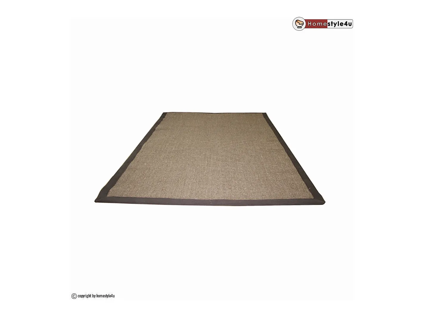 Discount Alfombra de sisal 245x345 cm Marrón Marru00f3n