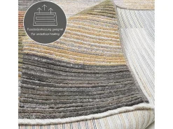 Hot Alfombra de tejido plano con aspecto de patchwork 40x60 cm Colorido Corduletta Multicolor