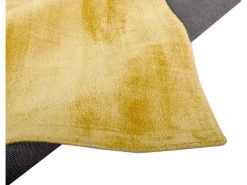 Alfombra de viscosa tejida a mano 160x230 cm Oro Shine Dorado Online