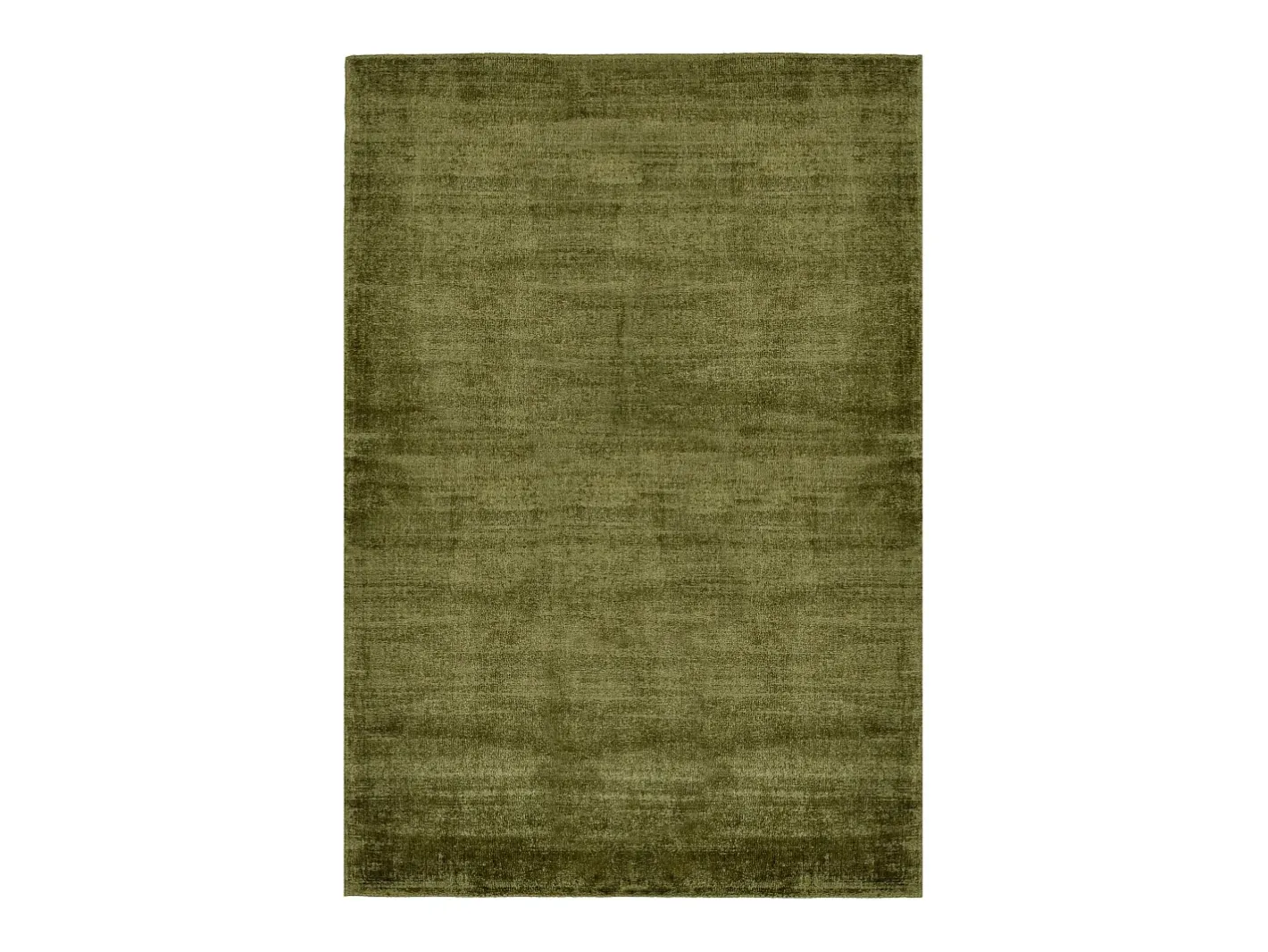 Alfombra De Salón-Alfombra de viscosa tejida a mano 85x155 cm musgo Shine Verde pino