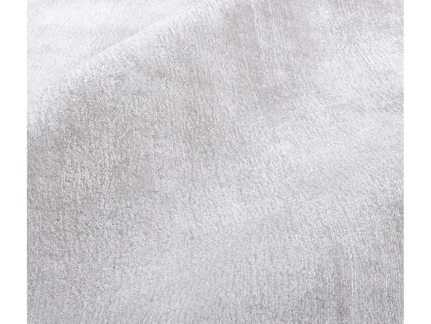 Alfombra de viscosa tejida a mano 50x80 cm plata Shine Plateado Sale