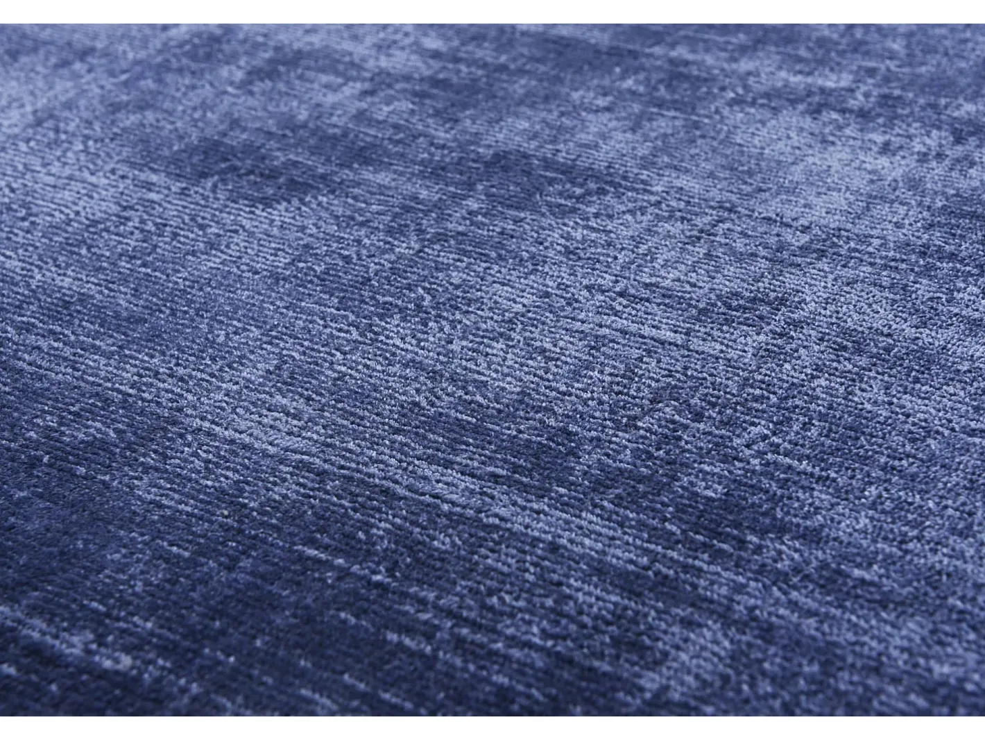 Alfombra de viscosa tejida a mano 65x135 cm Shine Azul Hot