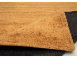 Alfombra de viscosa tejida a mano 65x135 cm Ocre Shine Amarillo claro Discount