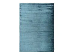 Alfombra De Salón-Alfombra de viscosa tejida a mano 250x300 cm Aqua Shine Azul
